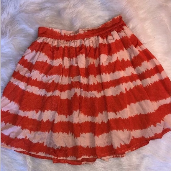 Forever 21 Dresses & Skirts - Forever 21 Tie Dye Striped Skater Skirt